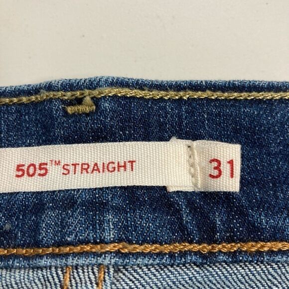 Levi Strauss,‎ Women’s 505 Straight leg jeans. Blue, W31/30, hand measures 31/29 - Picture 3 of 9